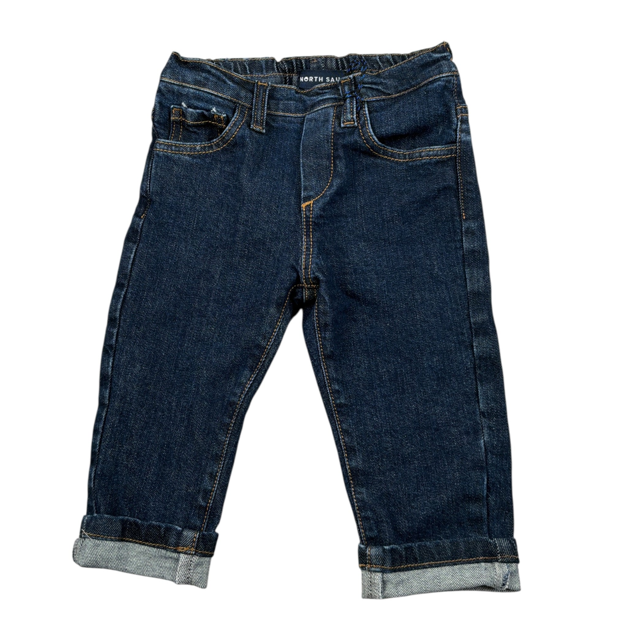 North Sails Jeans tinta unita con Girovita Regolabile Blu per Neonato NIA26024JE BLU NORTH SAILS 