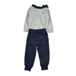 North Sails Completo 2Pz Bicolore Felpa-Pantalone Grigio/Blu per Neonato NIA26034CF GRIGIO/BLU NORTH SAILS 