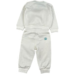 North Sails Completo 2Pz Felpa-Pantalone Bianco per Neonato NIA26038CF BIANCO NORTH SAILS 
