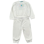 North Sails Completo 2Pz Felpa-Pantalone Bianco per Neonato NIA26038CF BIANCO NORTH SAILS 