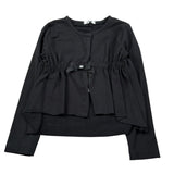 O'Livia New York Cardigan tinta unita Nero per Bambina 9077 NERO O'LIVIA NEW YORK 