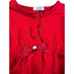 O'Livia New York Cardigan tinta unita Rosso per Bambina 9077 ROSSO O'LIVIA NEW YORK 