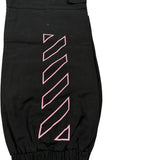 Off-White Pantalone tinta unita con Elastico In Vita Nero per Bambina OGCF005F4 NERO OFF-WHITE 