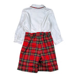 Paio Crippa Completo 2Pz Camicia-Bermuda Bicolore con Fantasia Scozzese Bianco/Rosso per Neonato LAMPONE BIANCO/ROSSO PAIO CRIPPA 
