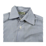 Paio Crippa Camicia Manica Lunga Fantasia A Righe Bianco per Bambino TAMBURO BIANCO PAIO CRIPPA 