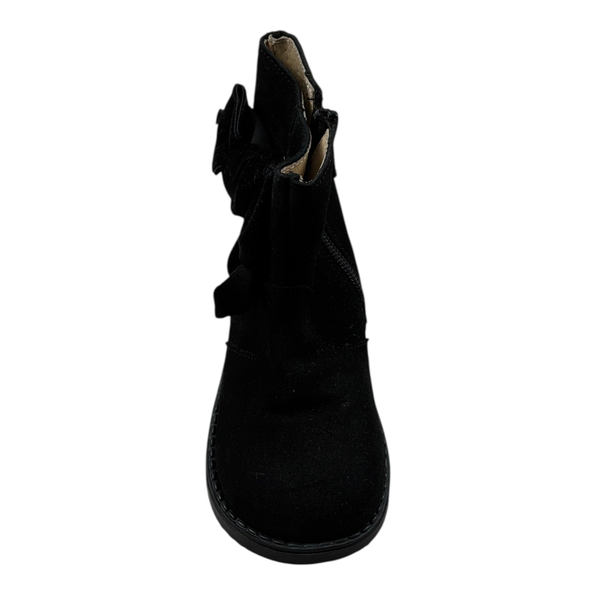 Panyno Stivali tinta unita con Fiocco Nero per Neonata B2922 NERO PANYNO 