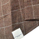 Paolo Pecora Camicia Manica Lunga tinta unita Marrone per Bambino PP3813X MARRONE PAOLO PECORA 