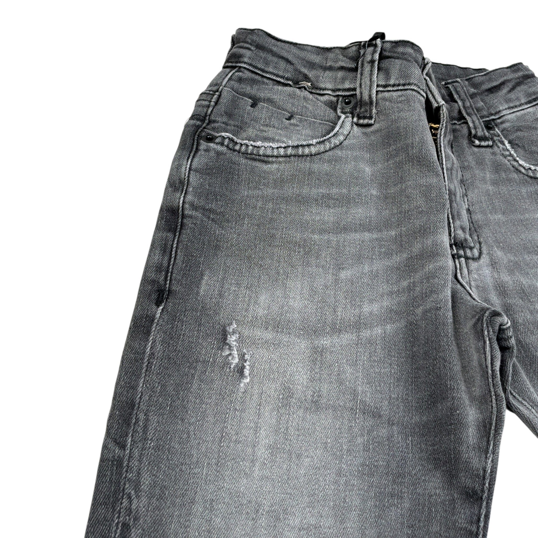 Paolo Pecora Jeans tinta unita con Girovita Regolabile Nero per Bambino PP38566 NERO PAOLO PECORA 
