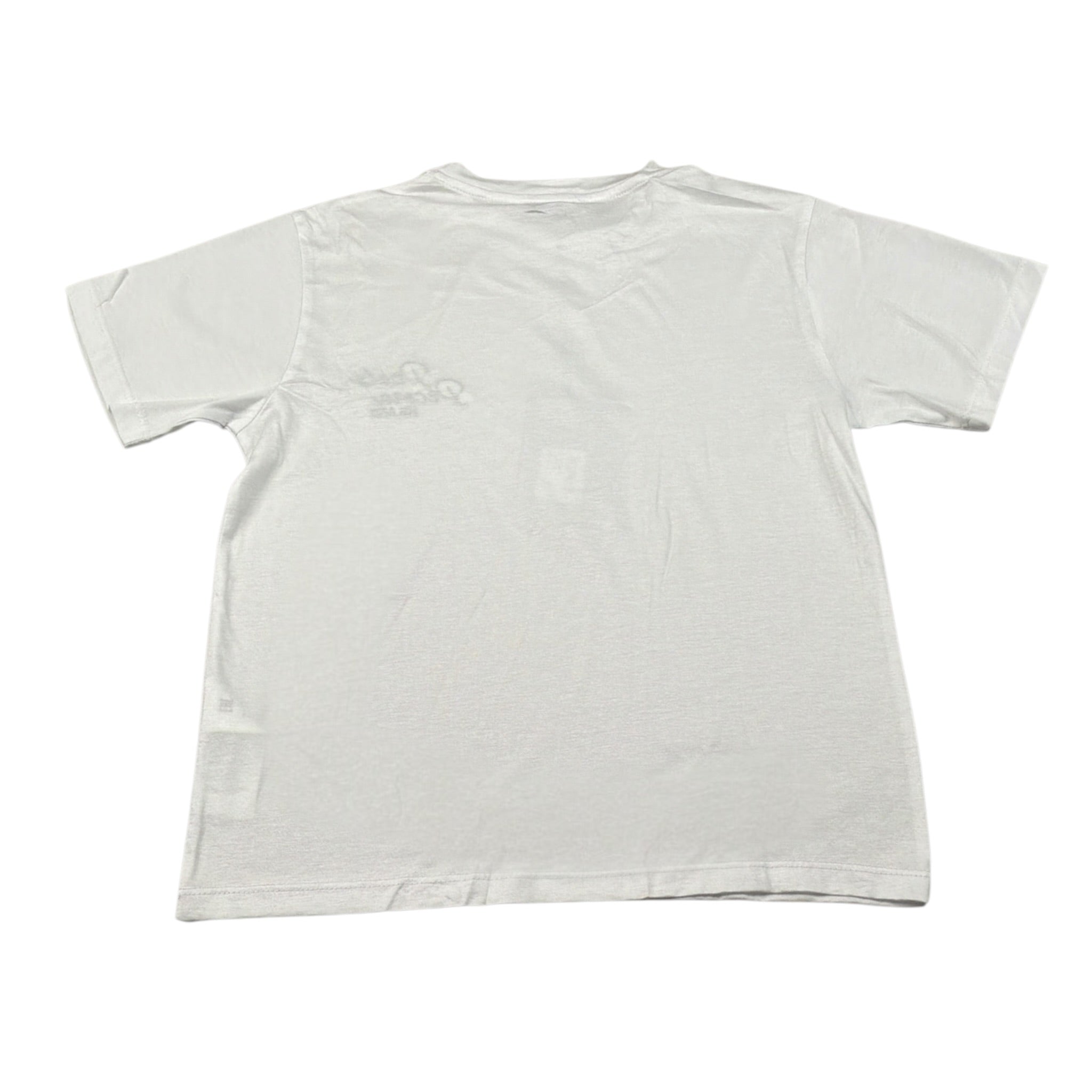 Paolo Pecora T-Shirt Girocollo tinta unita con Logo Bianco per Bambino PP4048 BIANCO PAOLO PECORA 