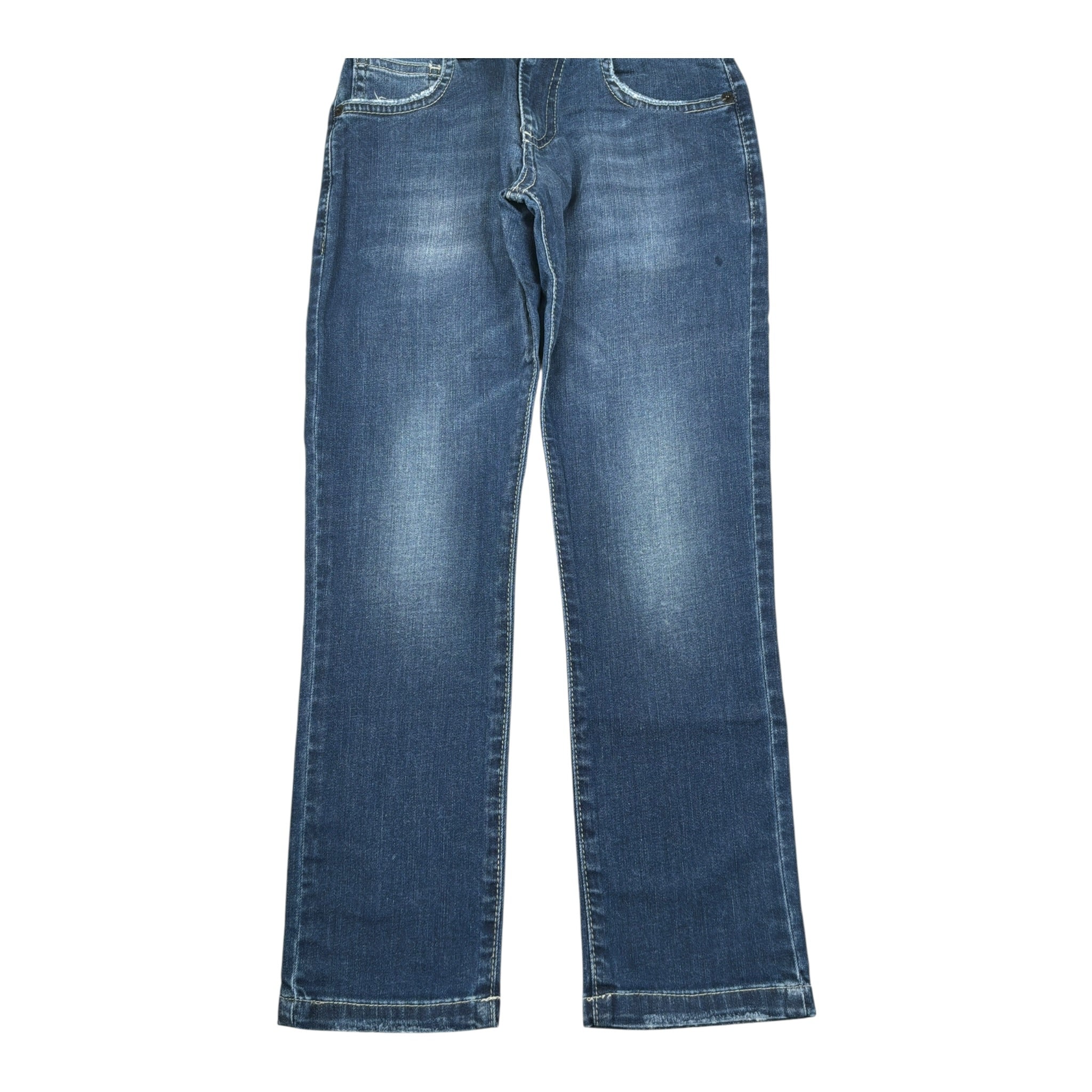 Paolo Pecora Jeans tinta unita con Girovita Regolabile Blu per Bambino PP4074 BLU PAOLO PECORA 