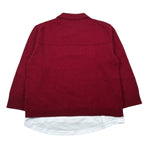 Paolo Pecora Maglia tinta unita con Colletto Bordeaux per Bambino PP4086 BORDEAUX PAOLO PECORA 