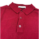 Paolo Pecora Maglia tinta unita con Colletto Bordeaux per Bambino PP4086X BORDEAUX PAOLO PECORA 