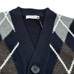 Paolo Pecora Cardigan tinta unita Fantasia Rombi Blu per Bambino PP4088 BLU PAOLO PECORA 