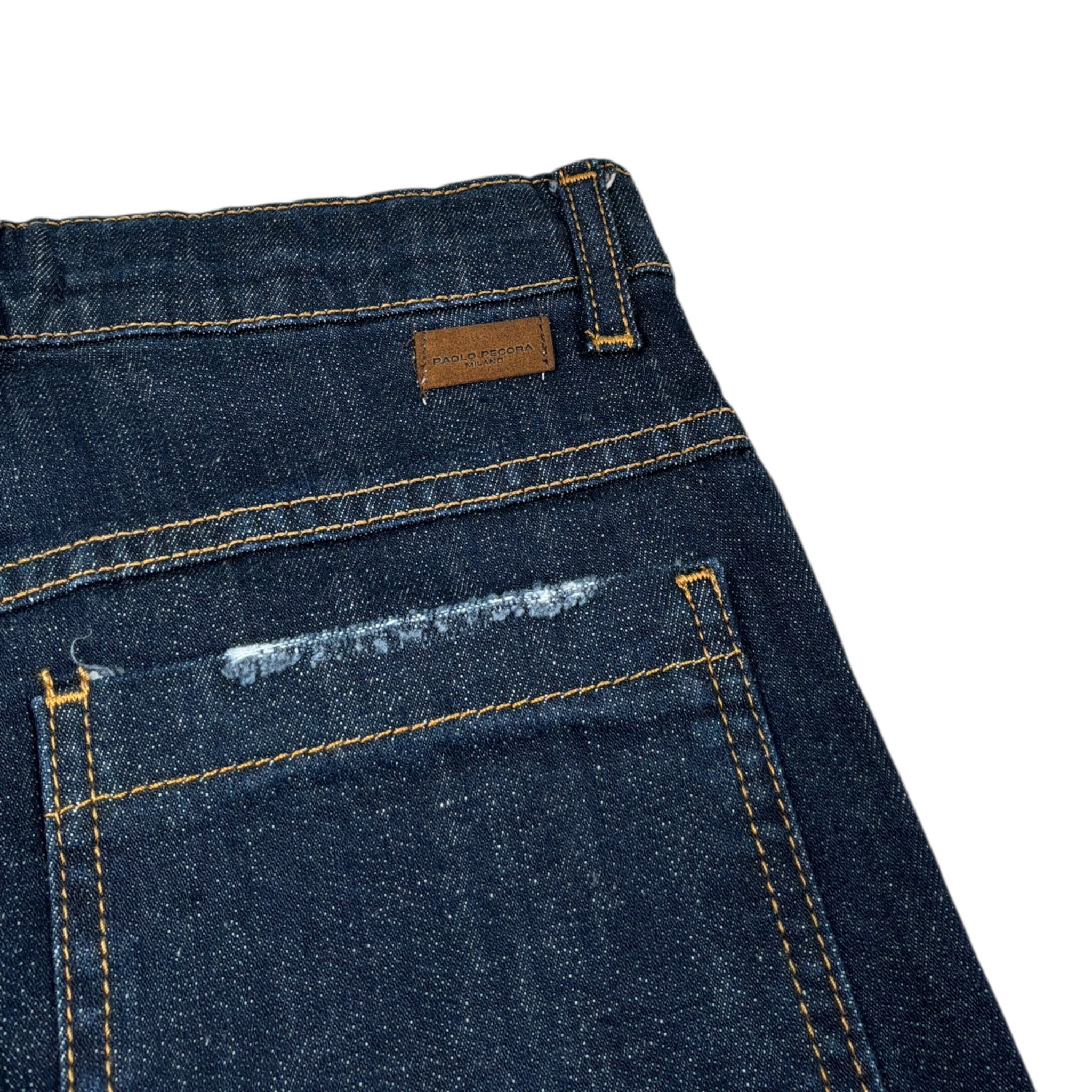 Paolo Pecora Jeans tinta unita con Girovita Regolabile Blu per Bambino PP4123 BLU PAOLO PECORA 