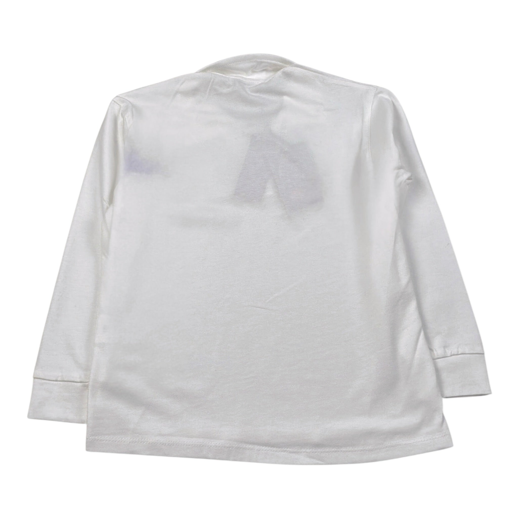 Paolo Pecora Polo Manica Lunga tinta unita Bianco per Bambino PP4125X BIANCO PAOLO PECORA 