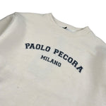Paolo Pecora Felpa Girocollo tinta unita con Stampa Panna per Bambino PP4138 PANNA PAOLO PECORA 