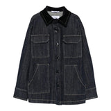 Paolo Pecora Camicia Manica Lunga tinta unita In Denim Blu per Bambino PP4146 BLU PAOLO PECORA 