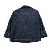 Paolo Pecora Camicia Manica Lunga tinta unita In Denim Blu per Bambino PP4146 BLU PAOLO PECORA 