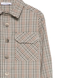 Paolo Pecora Camicia Manica Lunga Stampa Fantasia Beige per Bambino PP4148 BEIGE PAOLO PECORA 