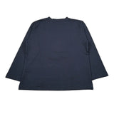Paolo Pecora Shirt Girocollo tinta unita con Logo Blu per Bambino PP4157X BLU PAOLO PECORA 