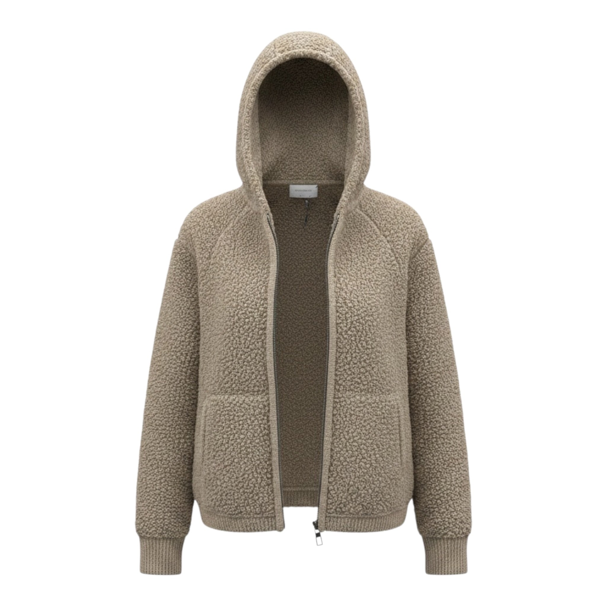 Paolo Pecora Felpa tinta unita Modello Teddy con Zip Marrone per Bambino PP4402 MARRONE PAOLO PECORA 