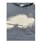 Paolo Pecora Felpa Chiusa con Cappuccio tinta unita con Maniche In Contrasto Grigio per Bambino PP4452 GRIGIO PAOLO PECORA 