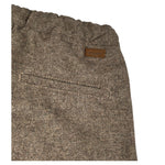 Paolo Pecora Pantalone tinta unita con Elastico In Vita Marrone per Bambino PP4478 MARRONE PAOLO PECORA 