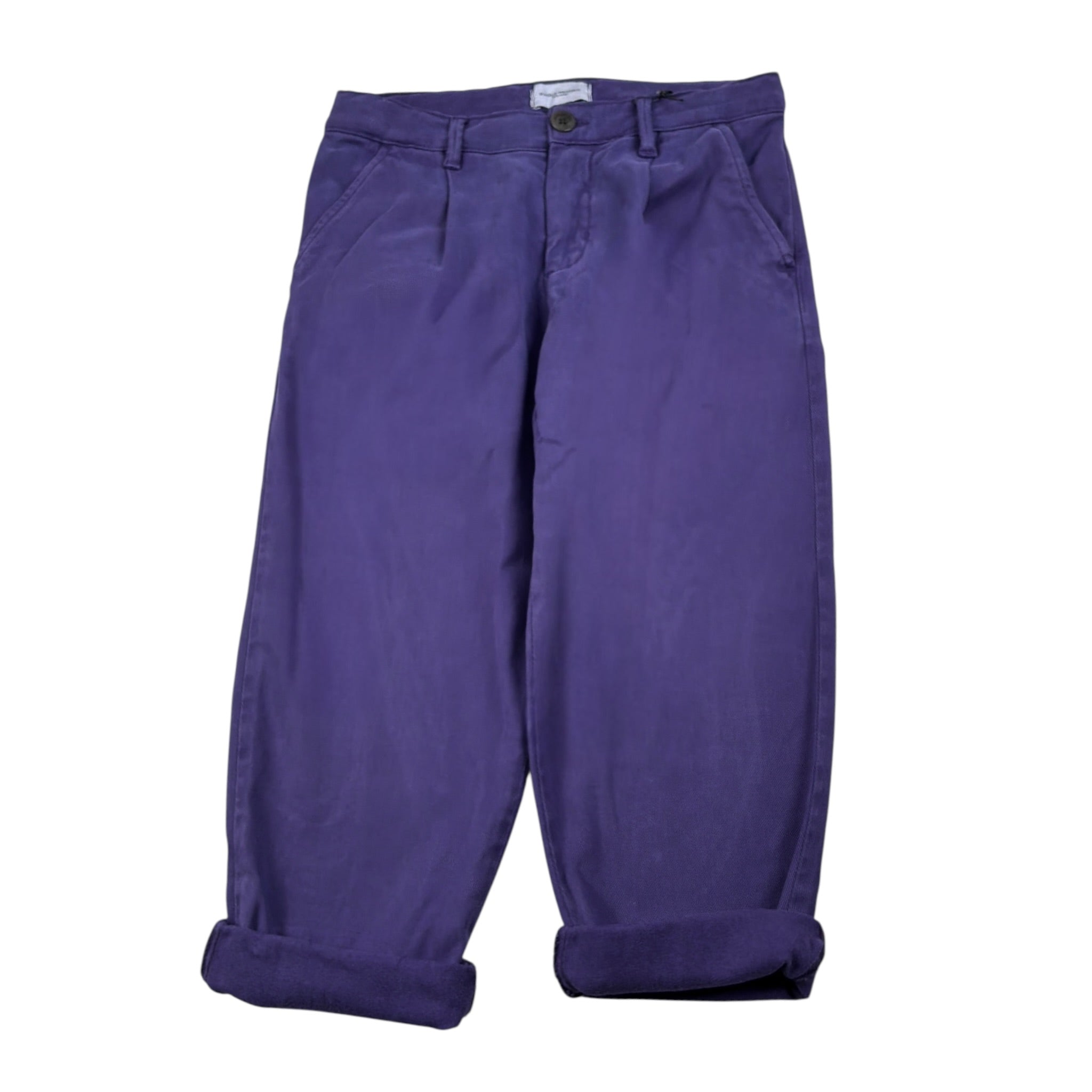 Paolo Pecora Pantalone tinta unita con Girovita Regolabile Viola per Bambino PP4488 VIOLA PAOLO PECORA 