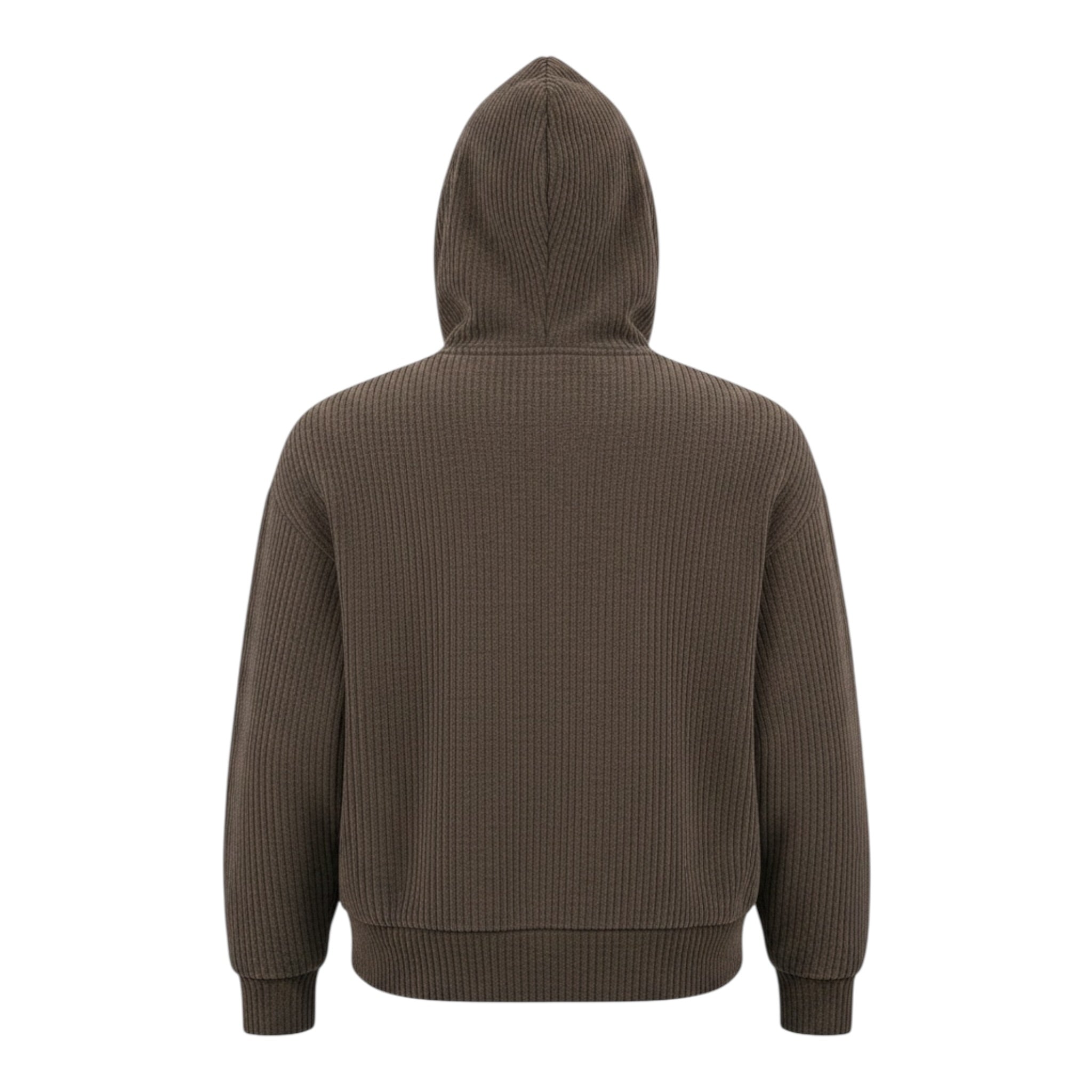 Paolo Pecora Felpa tinta unita con Cappuccio E Zip Marrone per Bambino PP4500 MARRONE PAOLO PECORA 