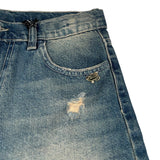 Paris Hilton Jeans tinta unita Girovita Regolabile Azzurro per Bambina PH1494 AZZURRO PARIS HILTON 