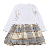 Paris Hilton Abito Manica Lunga tinta unita Panna per Bambina PHBDR4235 PANNA PARIS HILTON 