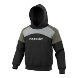 Patriot Felpa tinta unita con Cappuccio Nero per Bambino PFE032 NERO PATRIOT 