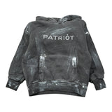 Patriot Felpa tinta unita con Stampa E Cappuccio Grigio per Neonato PFE037 GRIGIO PATRIOT 