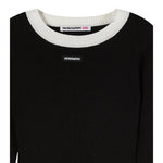 Patrizia Pepe Abito Manica Lunga tinta unita Nero per Bambina 7A571 NERO PATRIZIA PEPE 