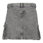 Patrizia Pepe Gonna In Denim tinta unita Grigio per Bambina 7G0147 GRIGIO PATRIZIA PEPE 