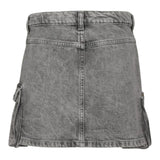 Patrizia Pepe Gonna In Denim tinta unita Grigio per Bambina 7G0147 GRIGIO PATRIZIA PEPE 