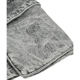 Patrizia Pepe Gonna In Denim tinta unita Grigio per Bambina 7G0147 GRIGIO PATRIZIA PEPE 