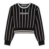 Patrizia Pepe Maglia Bicolore con Fantasia A Righe Bianco/Nero per Bambina 7K0057 BIANCO/NERO PATRIZIA PEPE 