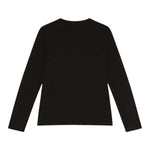 Patrizia Pepe Shirt tinta unita con Brillantini Nero per Bambina 7M0752 NERO PATRIZIA PEPE 