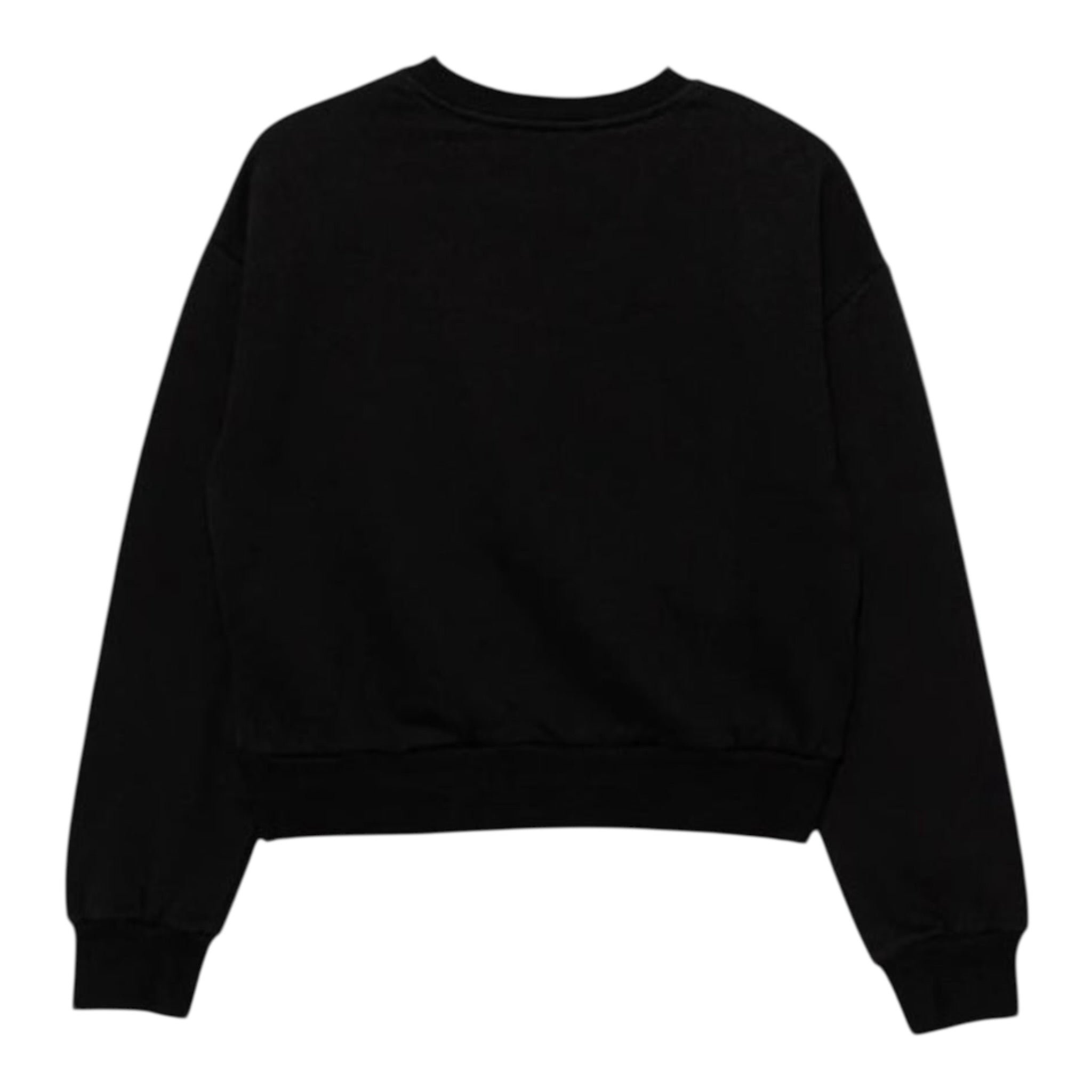 Patrizia Pepe Felpa tinta unita con Stampa Nero per Bambina 7M0932X NERO PATRIZIA PEPE 