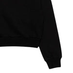 Patrizia Pepe Felpa tinta unita con Stampa Nero per Bambina 7M0932X NERO PATRIZIA PEPE 