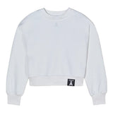 Patrizia Pepe Felpa tinta unita con Stampa Bianco per Bambina 7M0932XXX BIANCO PATRIZIA PEPE 