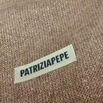 Patrizia Pepe Felpa tinta unita Girocollo con Logo Beige per Bambina 7M0944 BEIGE PATRIZIA PEPE 