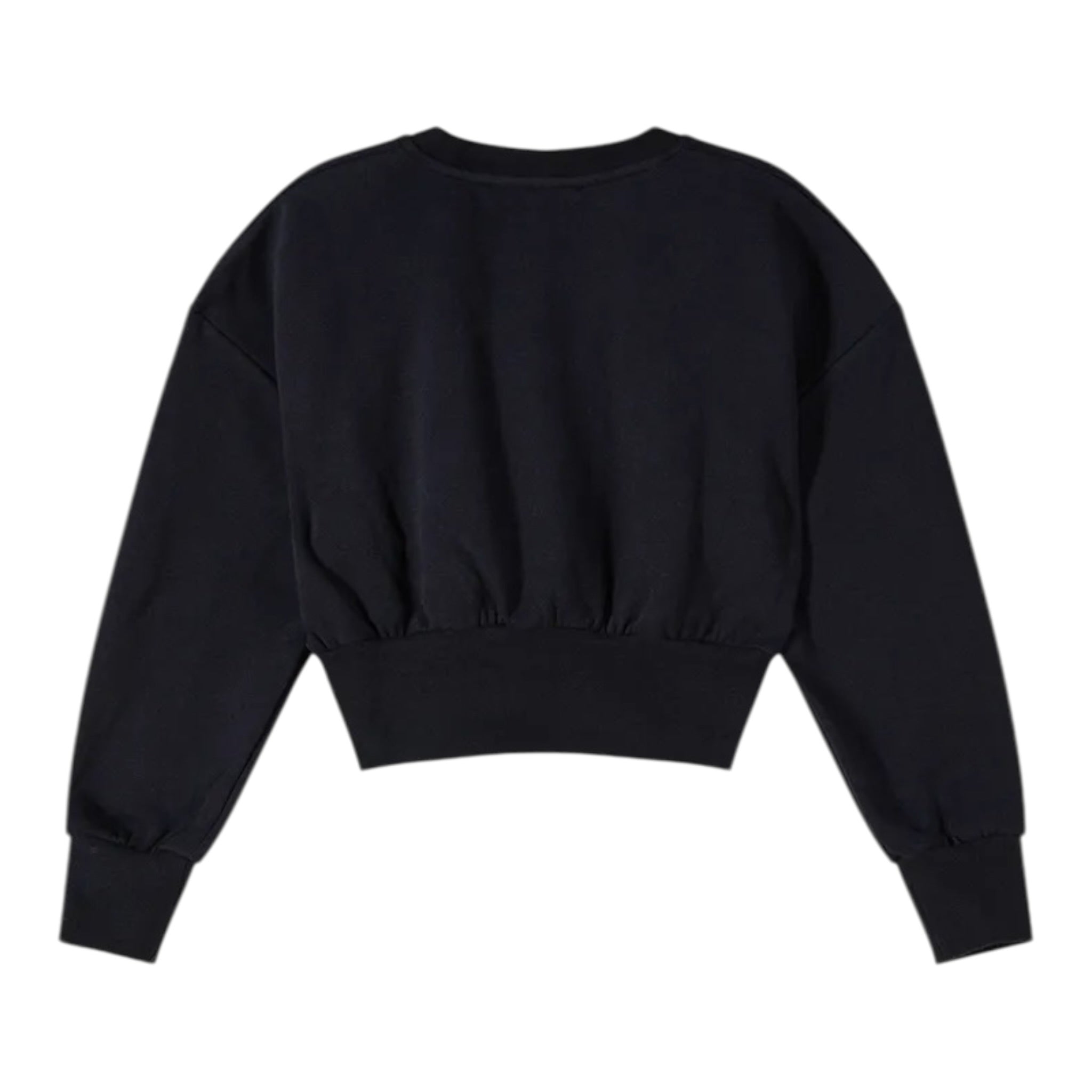 Patrizia Pepe Felpa Chiusa Girocollo tinta unita Nero per Bambina 7M0946XXX NERO PATRIZIA PEPE 