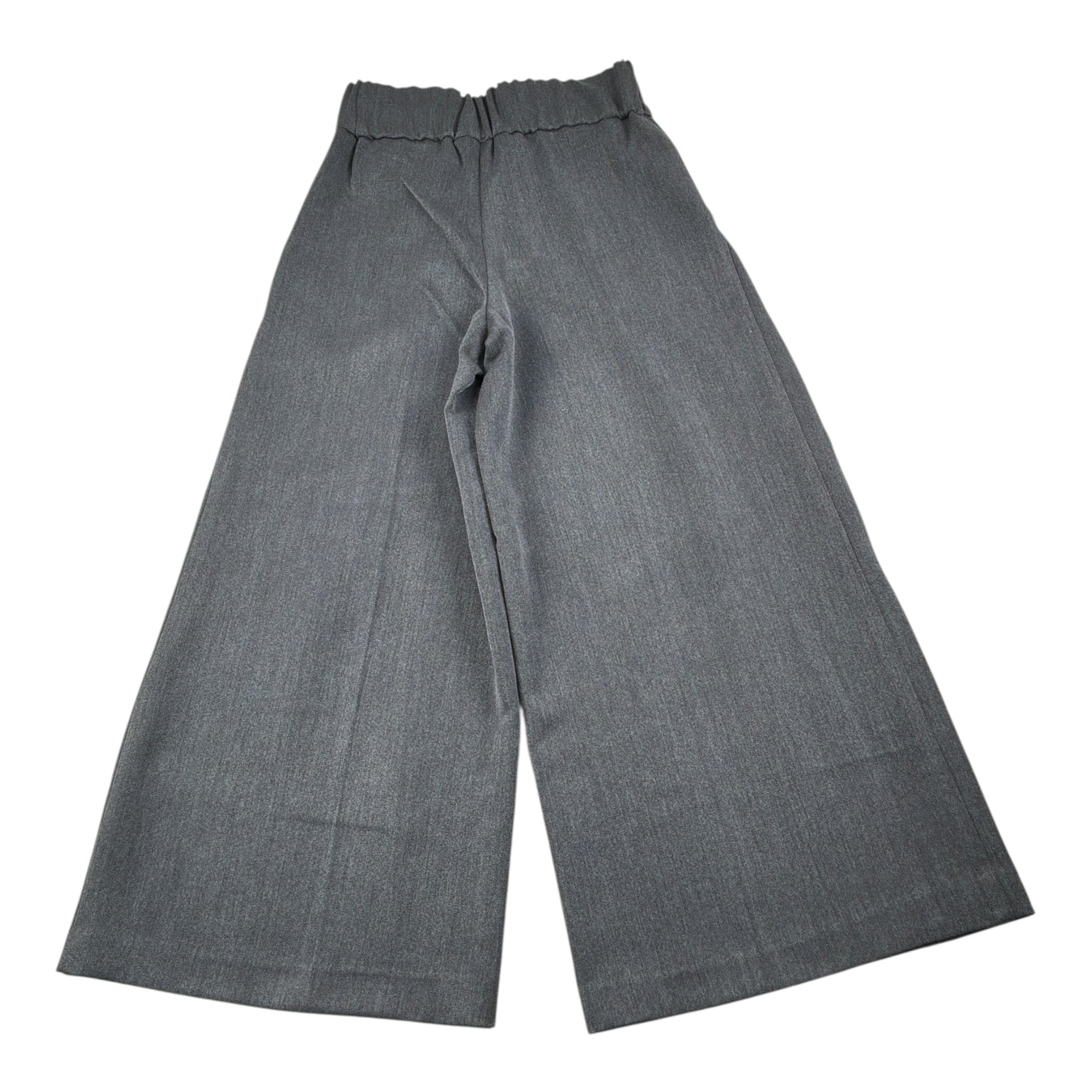 Patrizia Pepe Pantalone Tinta Jnita Modello Palazzo Grigio per Bambina 7P0386X GRIGIO PATRIZIA PEPE 