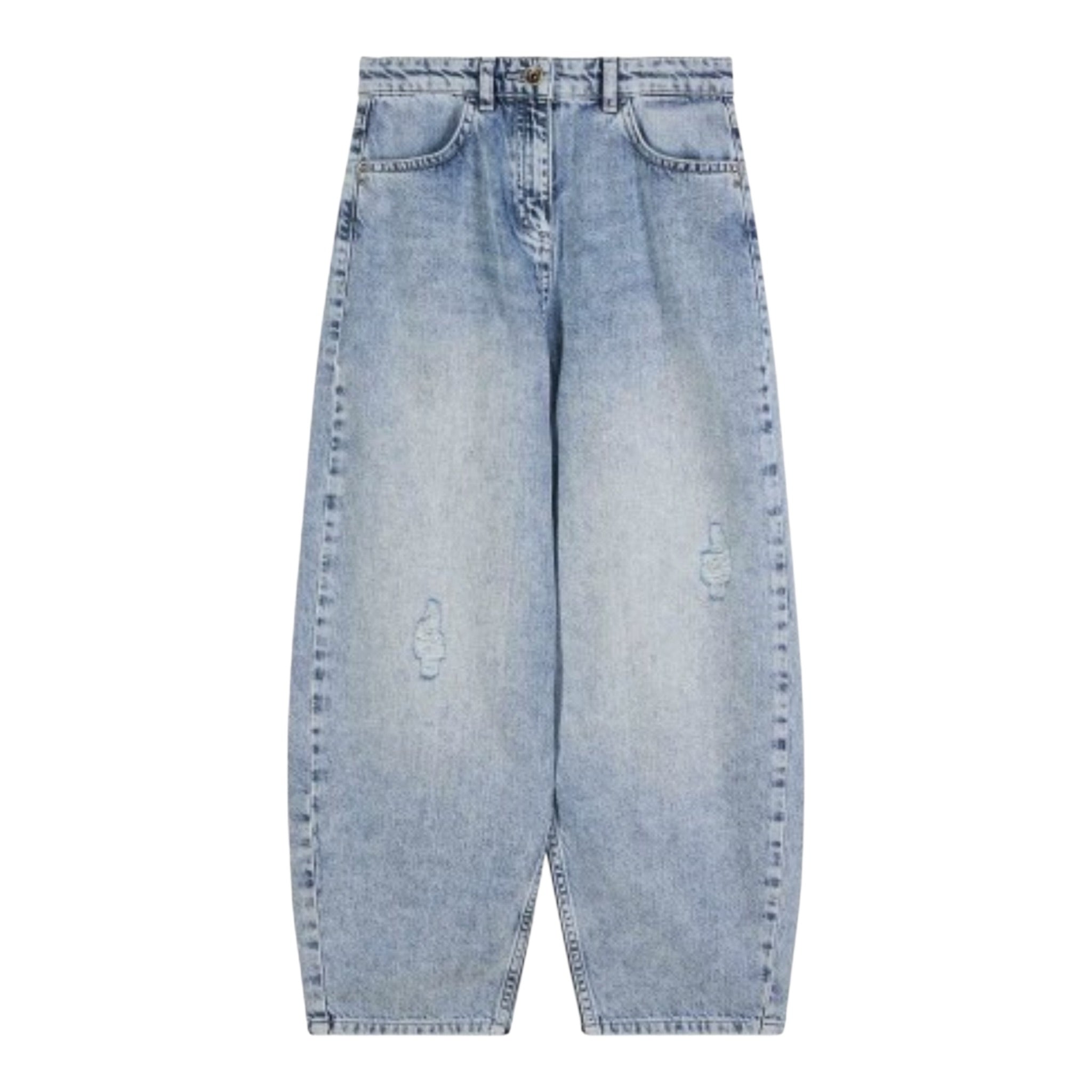 Patrizia Pepe Jeans tinta unita Modello Palazzo Azzurro per Bambina 7P0394XXX AZZURRO PATRIZIA PEPE 