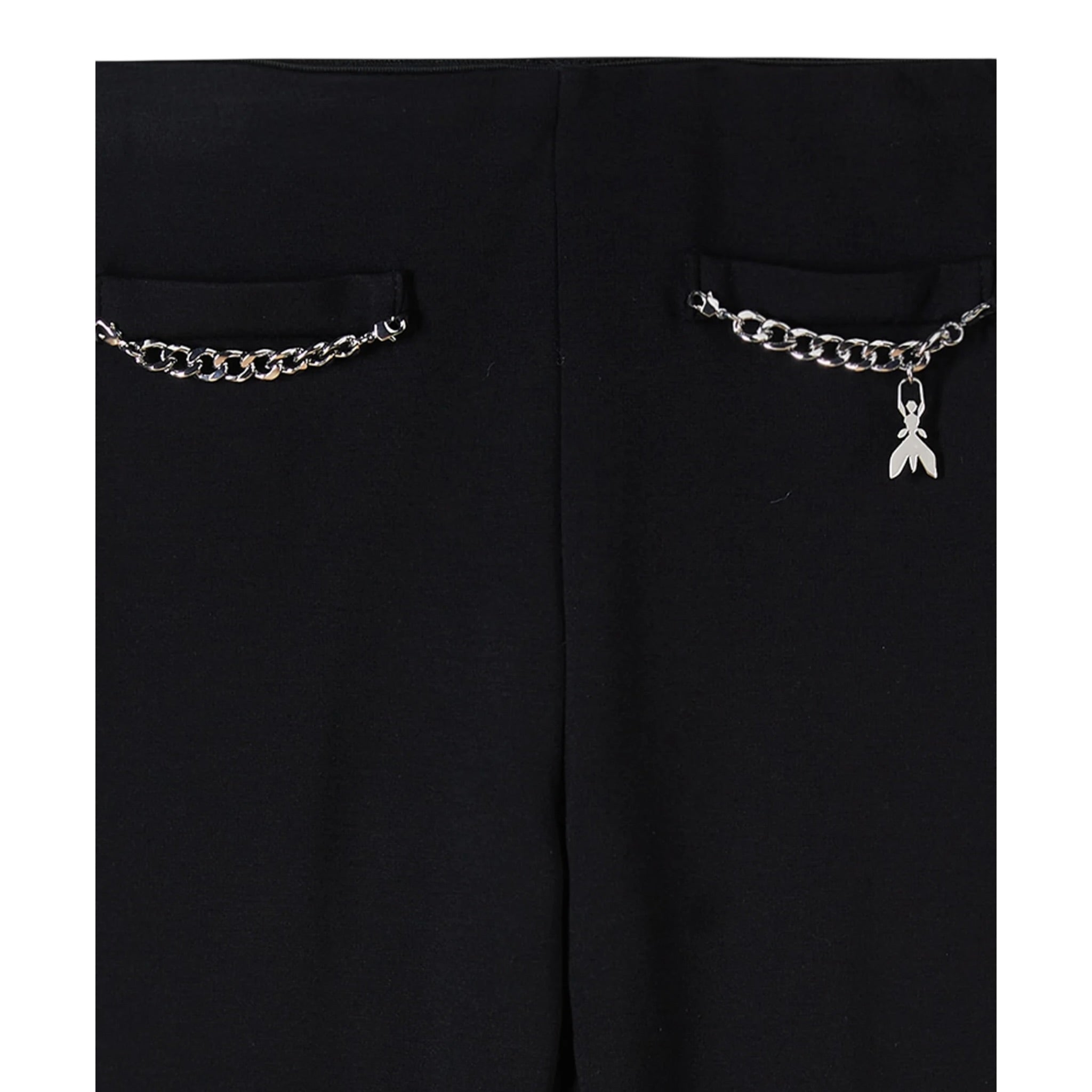 Patrizia Pepe Pantalone tinta unita Nero per Bambina 7P0398X NERO PATRIZIA PEPE 