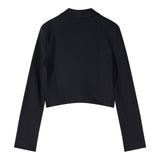 Patrizia Pepe Giacca tinta unita con Applicazione Nero per Bambina 7S0183 NERO PATRIZIA PEPE 