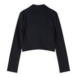 Patrizia Pepe Giacca tinta unita Nero per Bambina 7S083 NERO PATRIZIA PEPE 