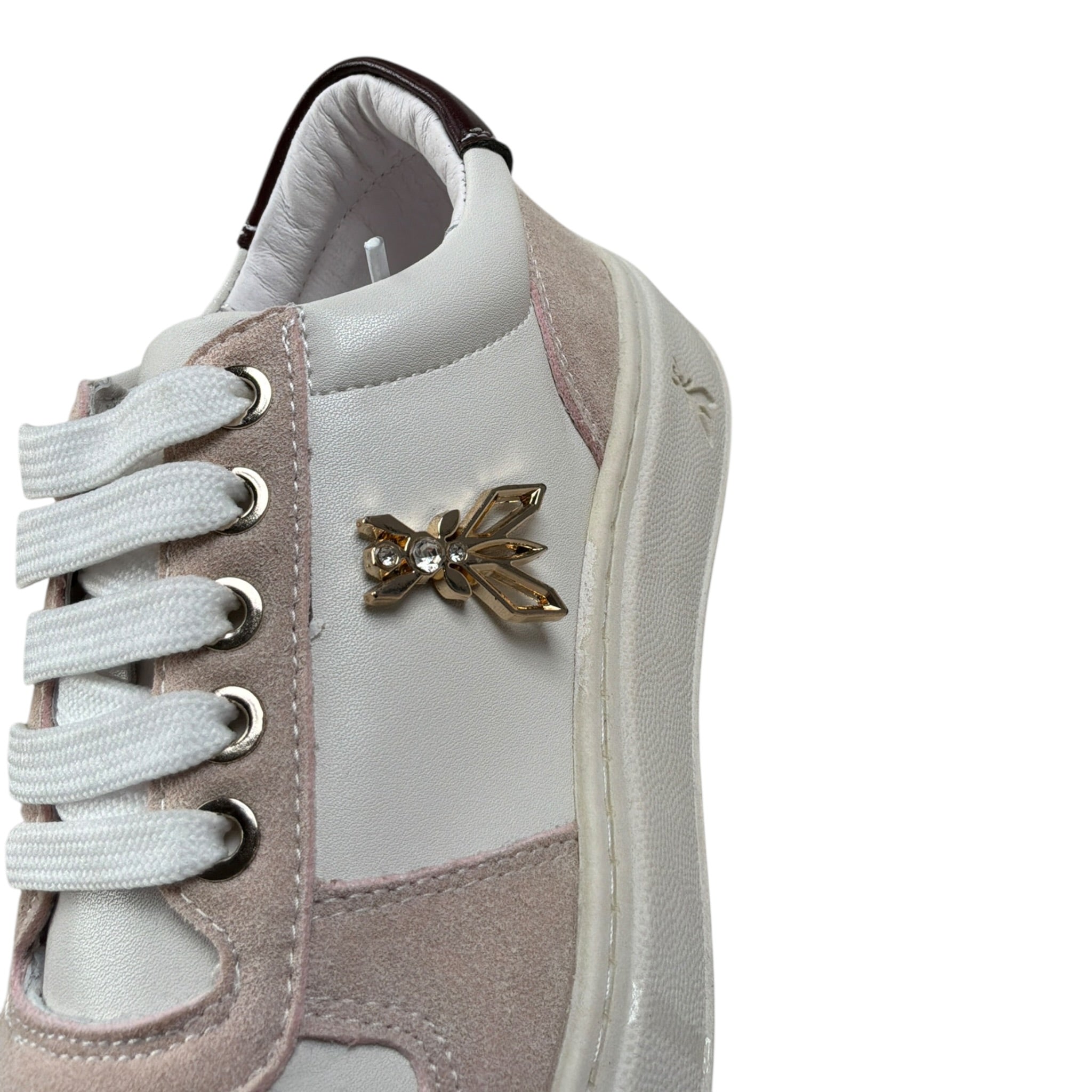 Patrizia Pepe Sneakers tinta unita con Lacci Bianco per Bambina PPJ906 BIANCO PATRIZIA PEPE 